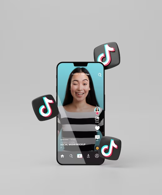 TikTok app interface