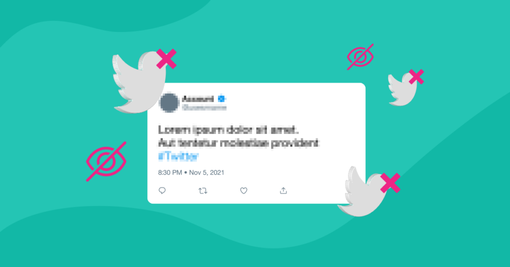 Blocked post on Twitter